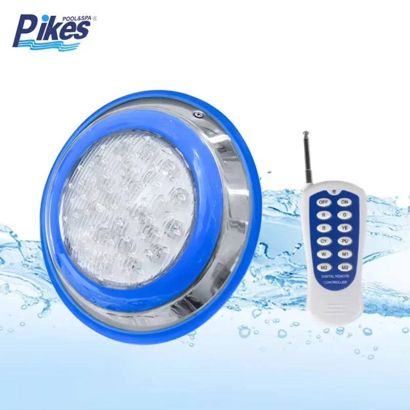 STLF  Wholesale Wall Mounted Pool Light 252 Bulbs 25W/12V ABS+UV Material Anto Color Change Swimming Pool Tool & Accessory