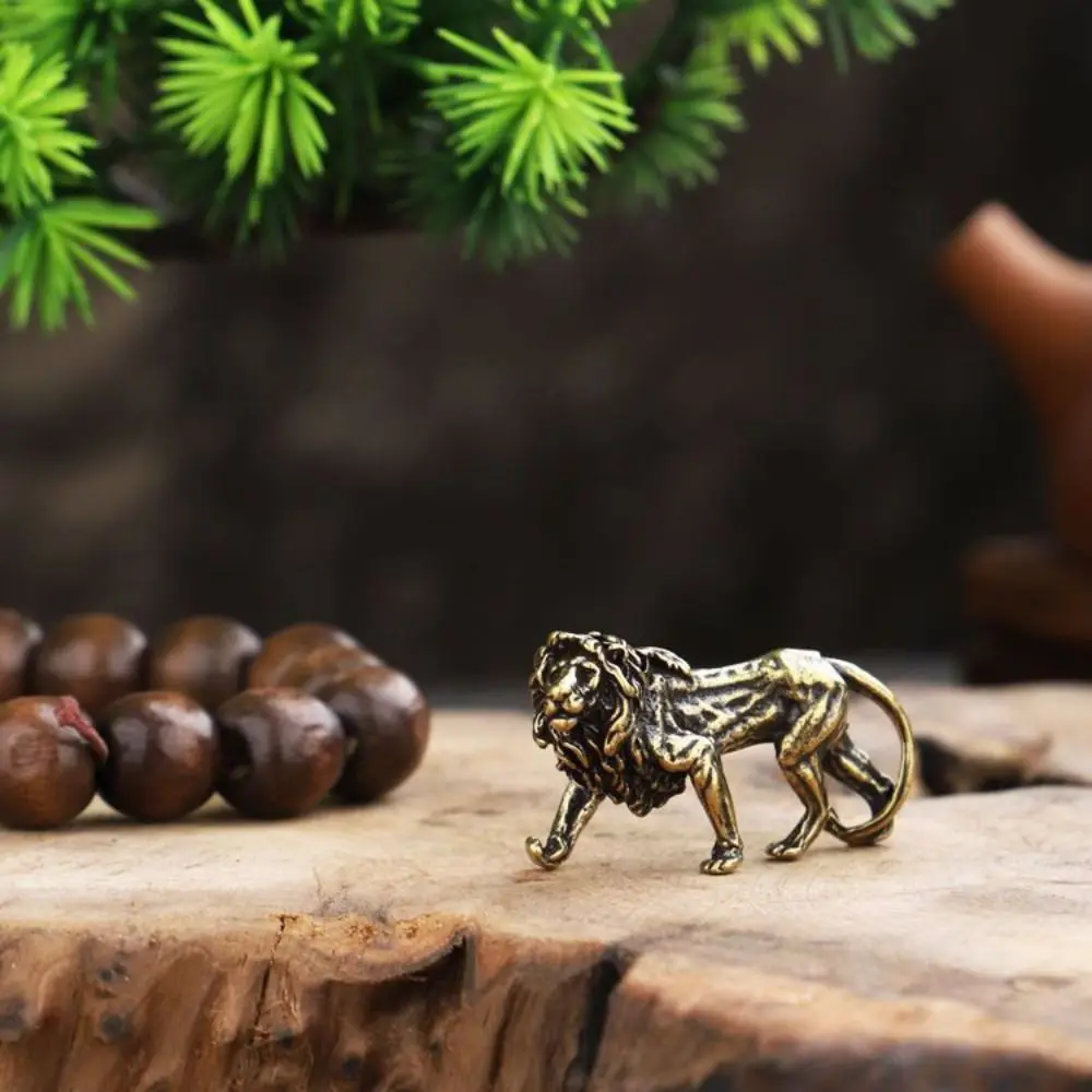 Vivid Retro Antique Ant Absorb Money Tea Pet Animal Sculptures Incense Insert Desktop Ornaments Brass Crafts