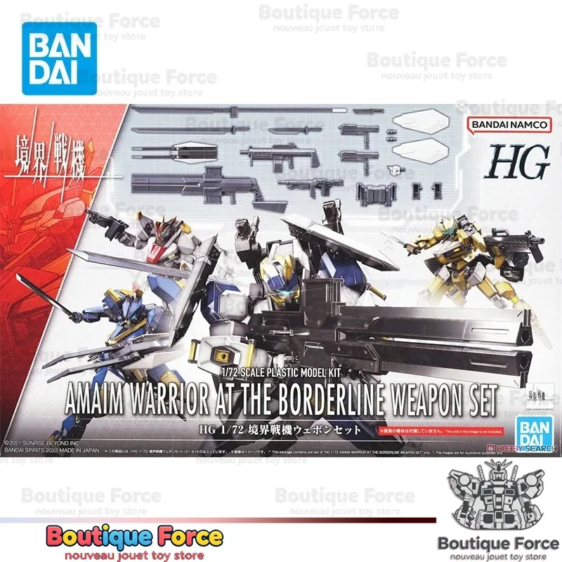 

Bandai Gundam AMAIM WARRIOR AT THE BORDERLINE HG 1/72 Anime Action Figure Model Toy Collectible Gift for Fans Children Adults