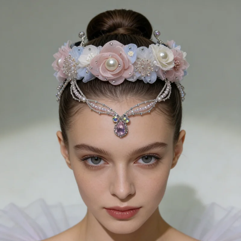 

BH1030 Горячая распродажа: Модный головной убор Giselle для танцевальных выступлений (для детей, девочек, женщин, взрослых) – Гирлянды для балета