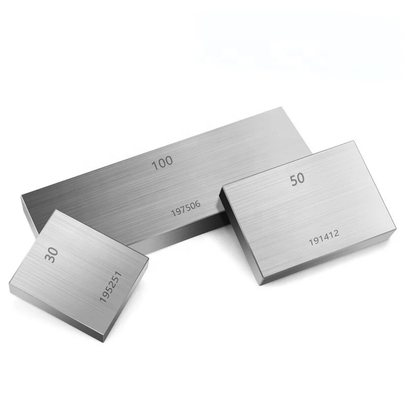 OEM Customizable 112pcs GCR 15 Steel Inclinometer Strain Gauge Block Set 0 Grade Accuracy Coating Thickness for Instruments