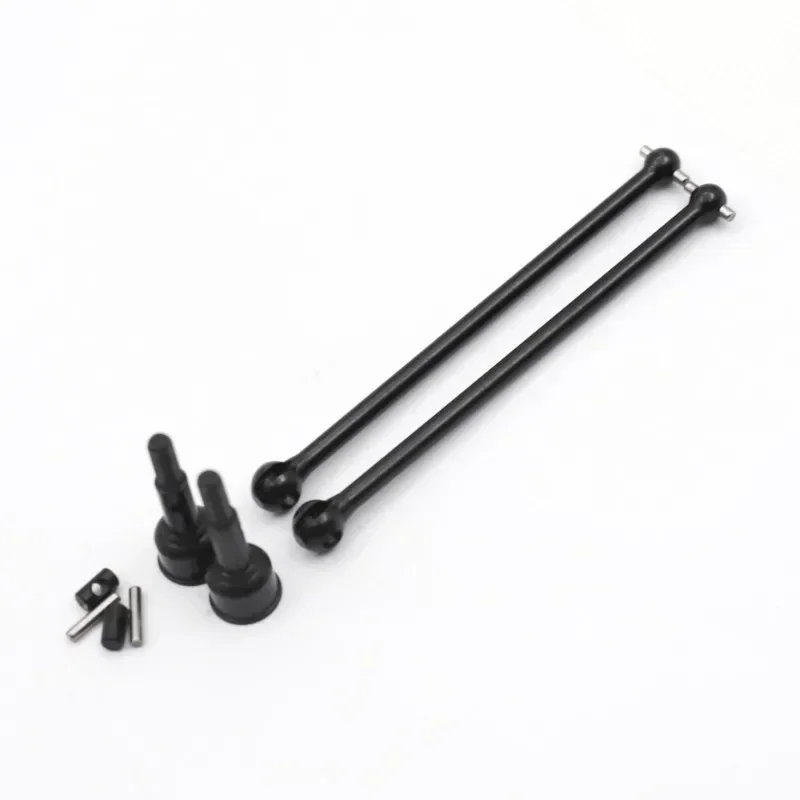 Eixo de transmissão de metal de aço, 2 peças, eixo de transmissão cvd para rlaarlo rlaarlo omni terminator 1/10 rc, peças de atualização de carro, acessórios