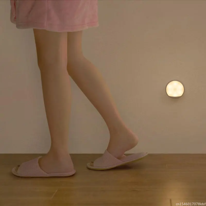 Youpin Mijia Smart LED corridoio sensore di luce notturna lampada da notte a induzione illuminazione automatica interruttore tattile funziona con