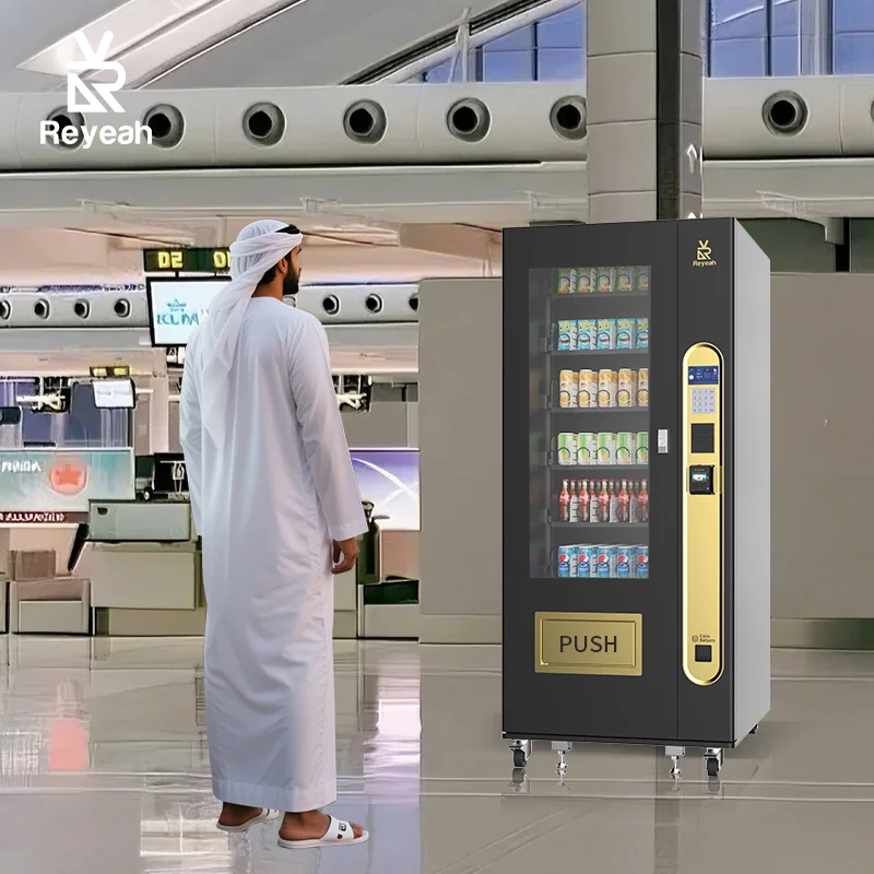 Best Selling 24 Hours Large Capacity Automatic Vending Machine Beverage Combo Vending Machine for Foods and Drinks