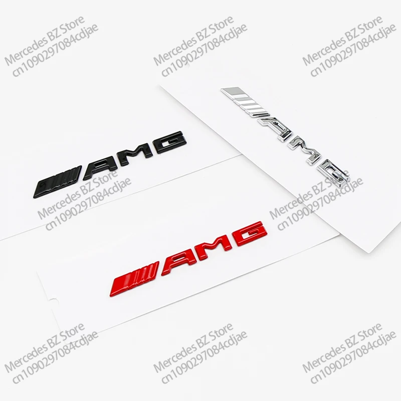 Amg Letter Emblem Badge for Mercedes AMG A B C E S GLK GLA Interior Center Console Fob Logo Car Styling Accessory Car Stickers