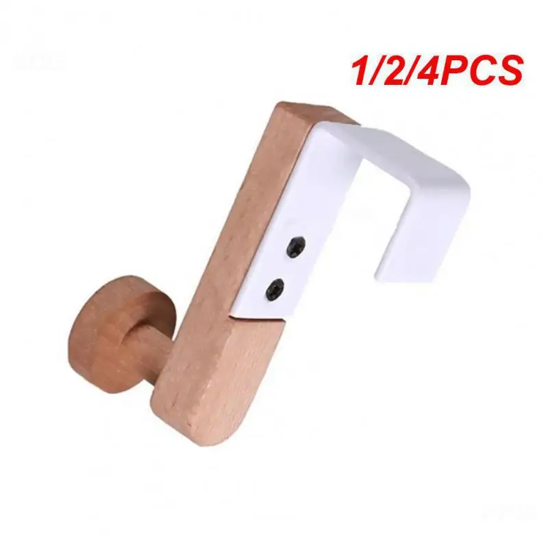 1/2/4PCS Durable Iron Wooden Rack Strong Load-bearing Cabinet Hooks For Cabinet Doors Storage Hanger Kitchen Cabinet Hook