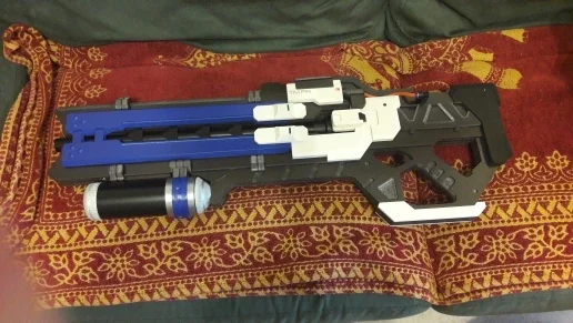 [Nowość] Duży rozmiar symulacji gry OW Hero Soldier 76, pistolet na rekwizyty D.va Niestandardowy pistolet na impulsy, broń cosplay Model