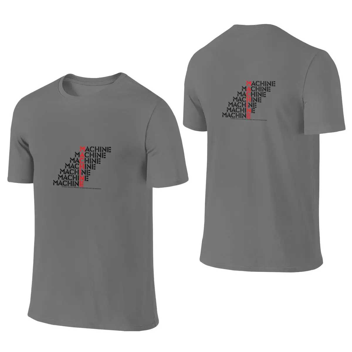 Kr Ftw Rk The Man-Machine Version 1 Straight Leg Reversible T-shirt Fresh Girlish Feeling Reinforced Collar Women's T-shirts
