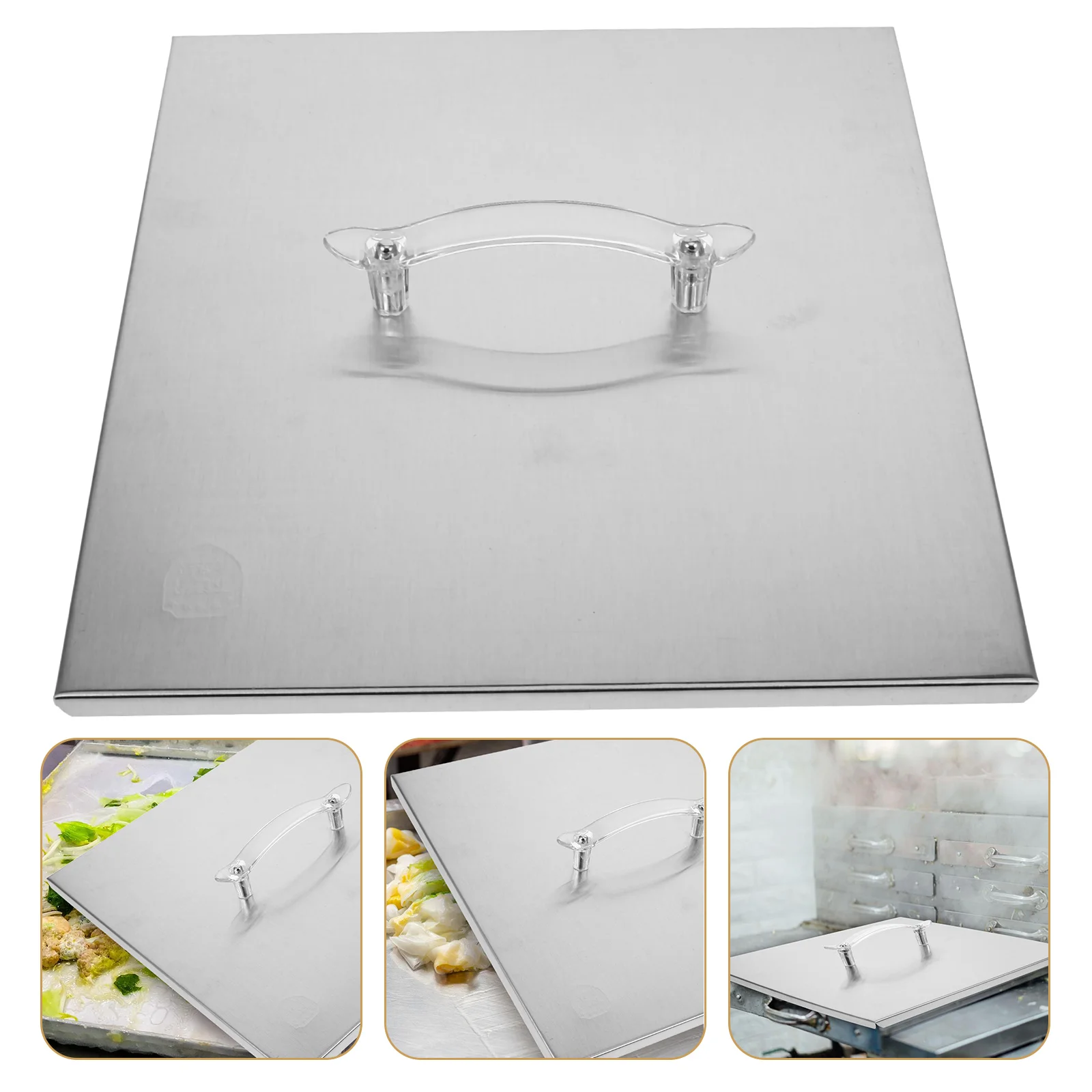 Rice Roll Machine Lid Commercial Griddle Heater Stainless Steel Steam Steamed Vermicelli Steamer