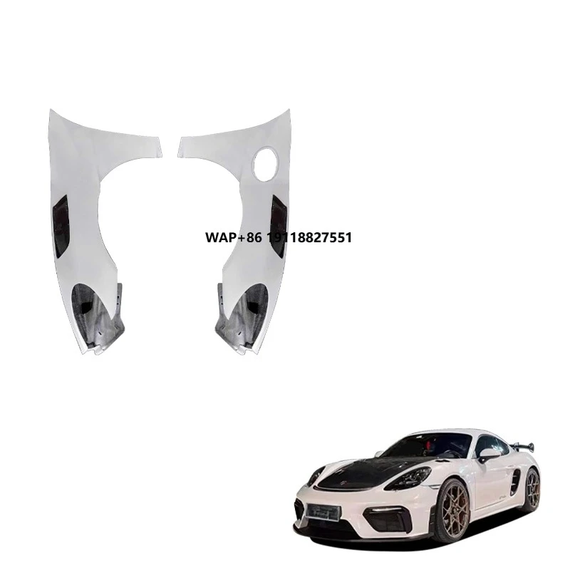 

Langyu Exterior Accessories Carbon Fiber Body Part Front Side Fender for 718 982 Upgrade GT4RS Fender