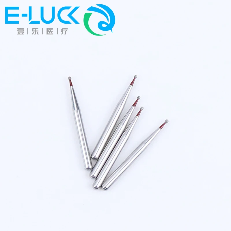 5Pcs BR Series Dental Diamond Burs FG 1.6มม.ทันตแพทย์ขัดและบดฟันเครื่องมือสำหรับ Handpieces ความเร็วสูง