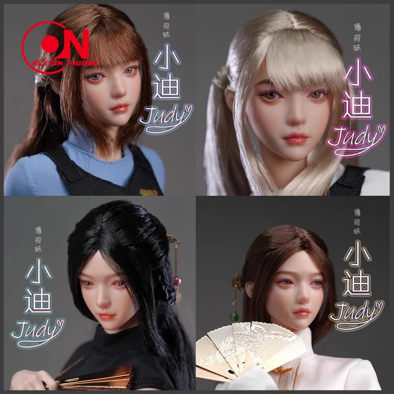 2025 Q3 I8TOYS 1/6 I8-C010 Mint gearomatiseerde Judy Beweegbare Ogen Head Sculpt Kostuum Kleding Model Fit 12 ''Soldaat Action Figure