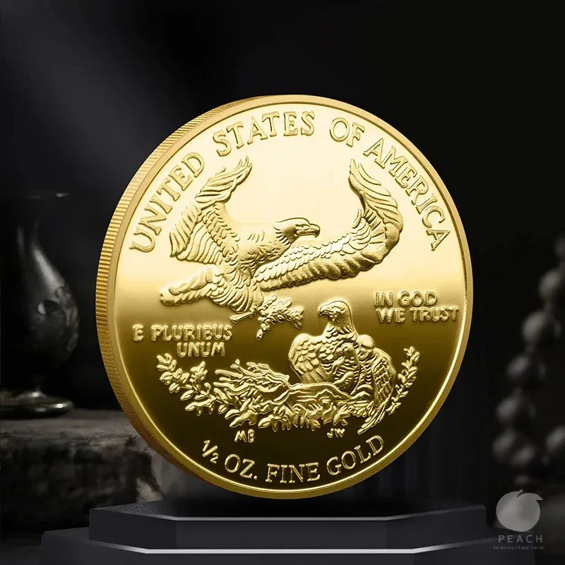 تمثال الحرية تذكارية عملة جمع المعادن ثلاثي الأبعاد الإغاثة التذكارية ميدالية شعار