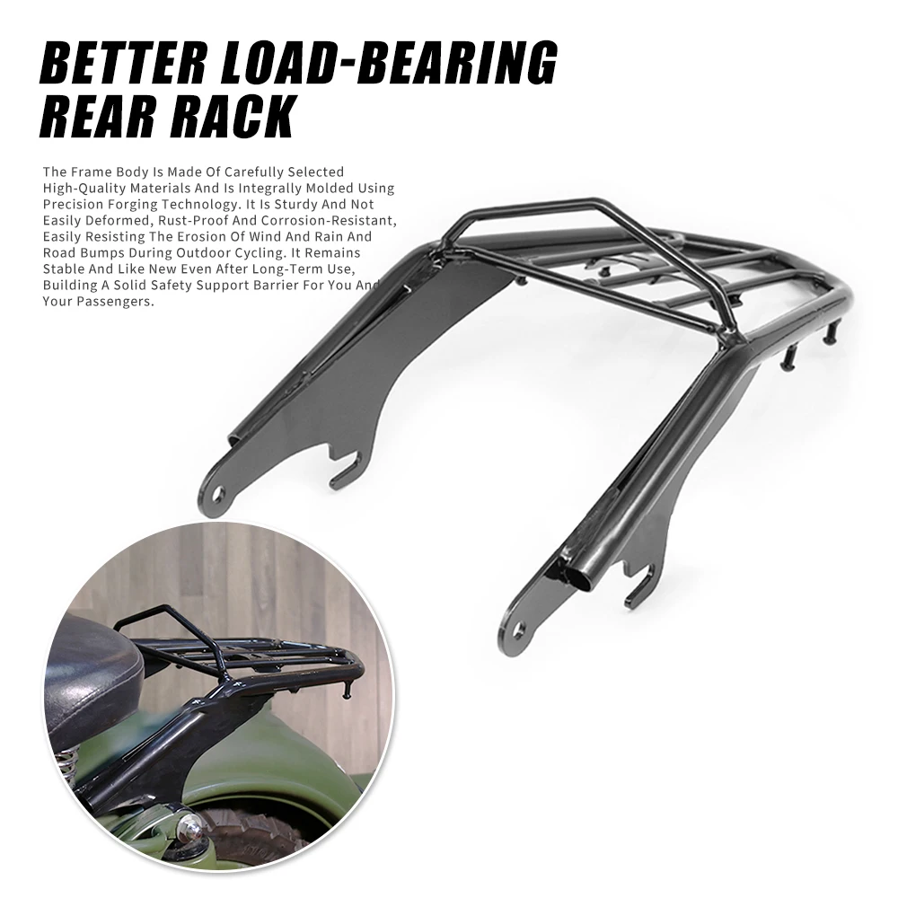 Hot Selling Model - Motorcycle Rear Stand Luggage Rack for Royal Enfield Classic All Models. Custom Colors Available.