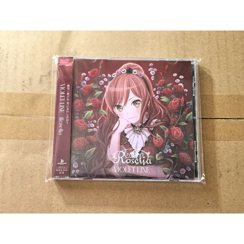 BanG-Dream Bandori Roselia VIOLET LINE CD Set Imai Lisa Udagawa Ako Shirokane Rinko Japanse Anime Muziek Single Fan Muziek Cadeaus