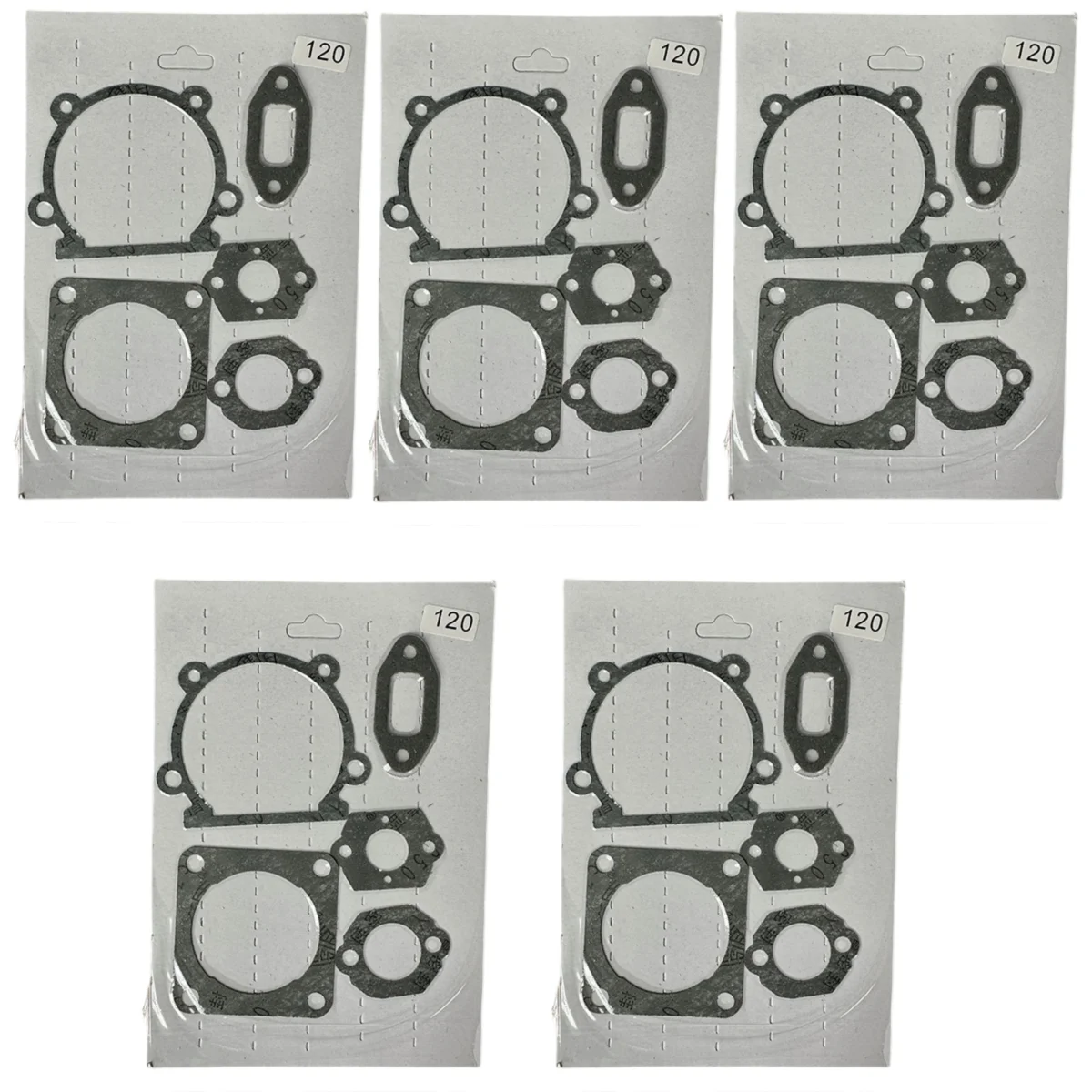 5PCS Gasket set old style /new style For Stihl FS120 strimmer cylinder crank muffler carburetor carb air intake gasket