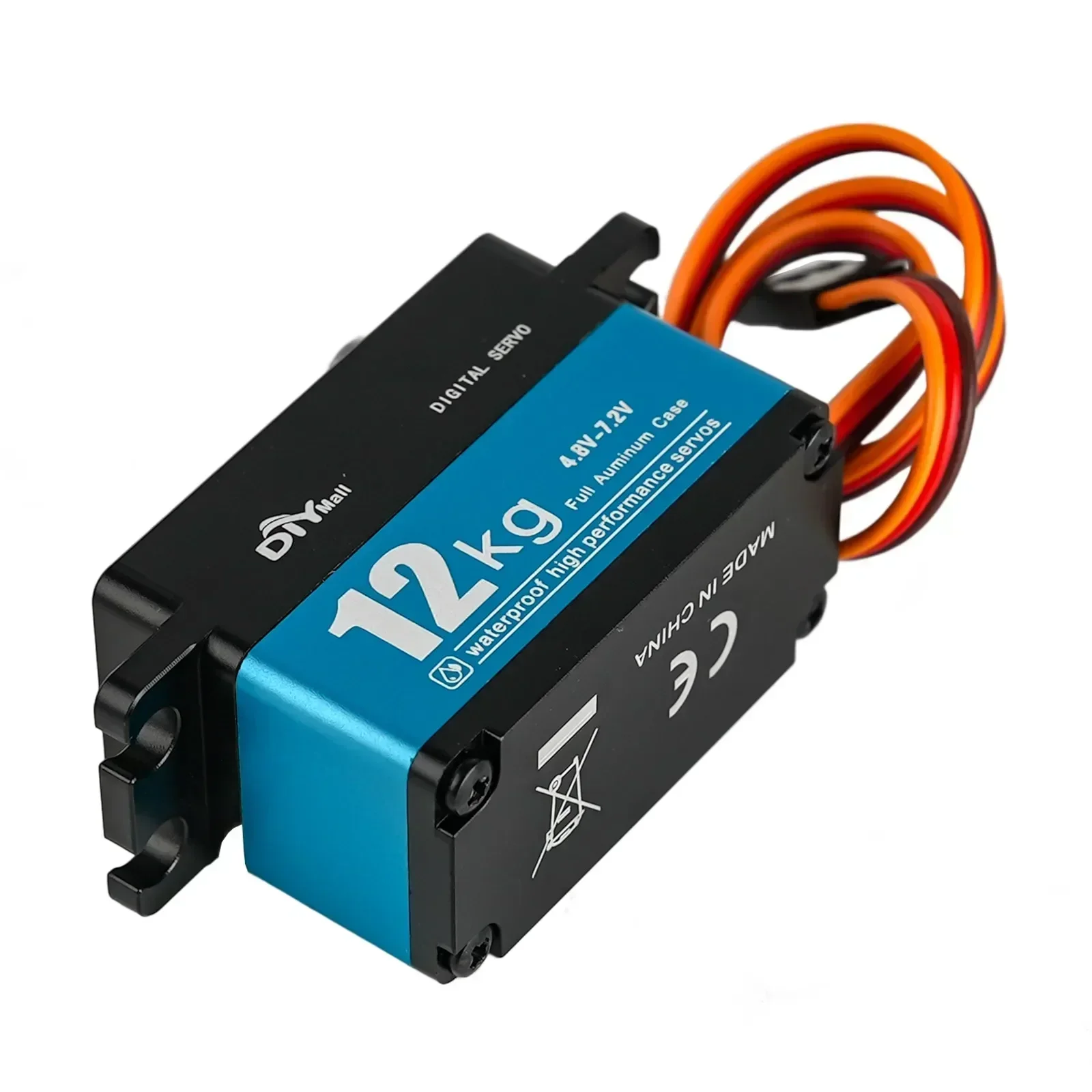 

12KG low profile Servo TD-9412MG RC Digital Servo Full Metal Case Carbon Brush Motor Servo Short Model for 1:10 1:8 RC Car Robot