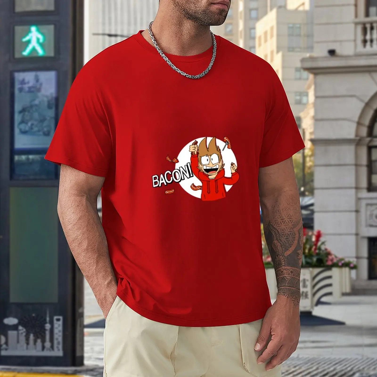 Eddsworld - Legacy Tord Bacon Shirt (fixed size) T-Shirt cute clothes t shirt man mens graphic t-shirts funny