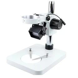 Video Stereo Microscope Illuminator Adjustable LED Square Lamp with PVC Diffuser Industrial Side Vision Light Source 25mm 32mm