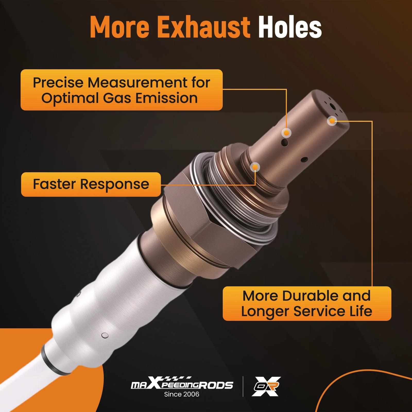 

Set of 2 New Oxygen Sensors Up & Down for Ford Focus 2.0L 2006-2011 234-4370