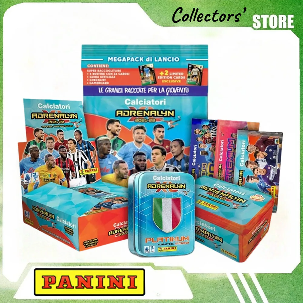 2021-22 PANINI Adrenalyn XL Soccer Athlete Card Platinum Tin Box Factory Genuine Unopened Limited Foil Vintage Fan Souvenir