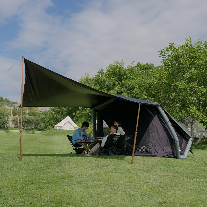 

Havena Air Tent-Black Glamping Accommodation Luxury Unique Outdoor Canvas Tent Family Camping Inflatable Camping Tent