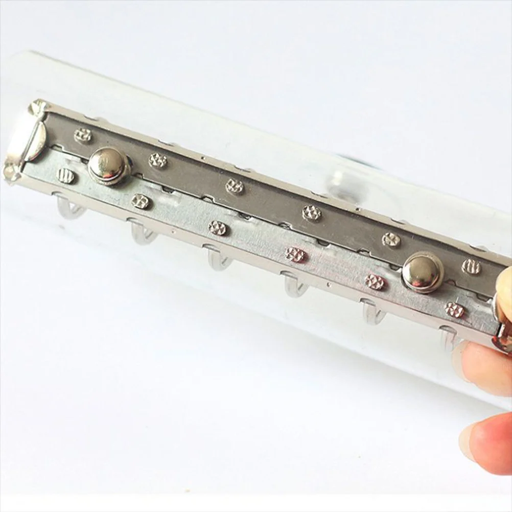 

3 шт., прозрачные вкладыши, портативные корпуса для справочников из ПВХ премиум-класса, органайзер с зажимом для сортировки с 6 отверстиями для файлов A5 A6 A7