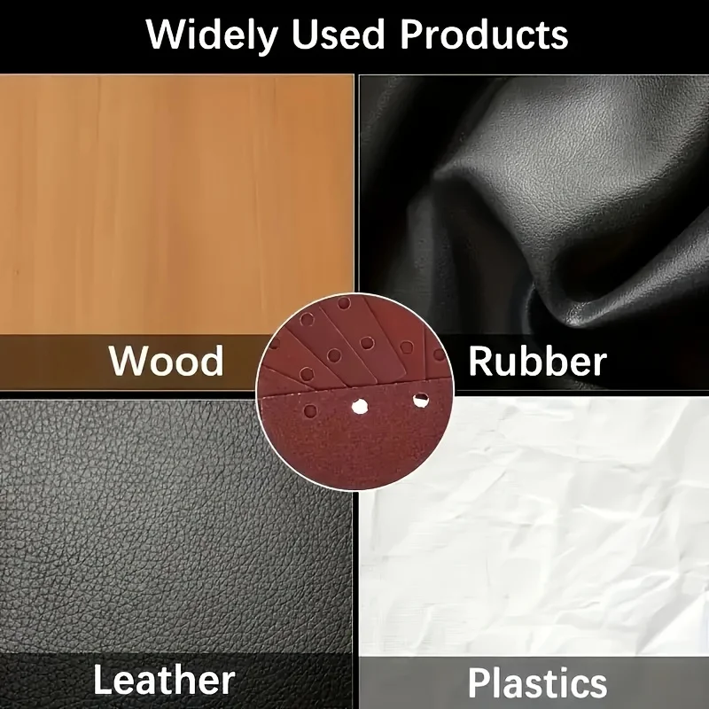 50pcs Assorted Grit Sanding Sheets Set, 93 x 185mm, 8-Hole, for Rectangular Sanders, Wood Compatible, Manual Sanding Pads