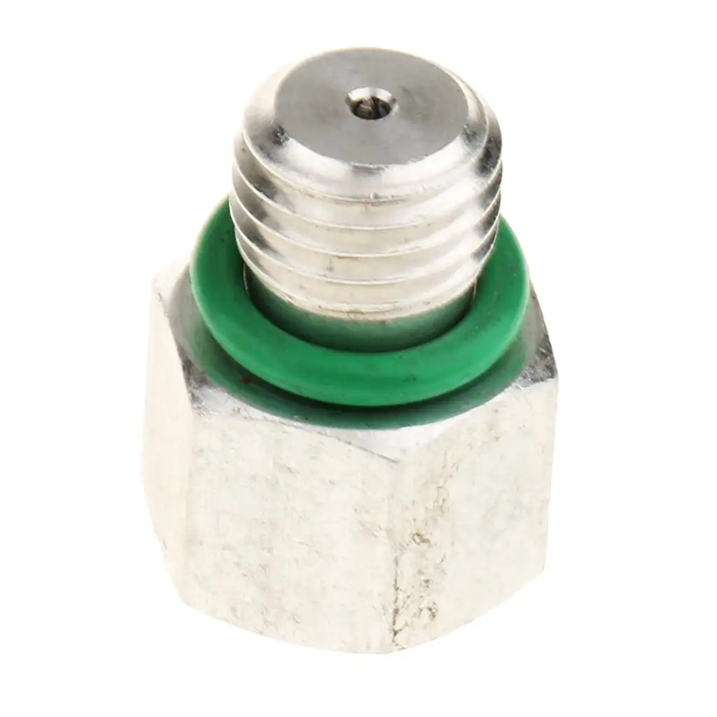 Replacement Air Conditioning Compressor Relief Valve Metal 9mm Thread for Universal Car AC Heat System