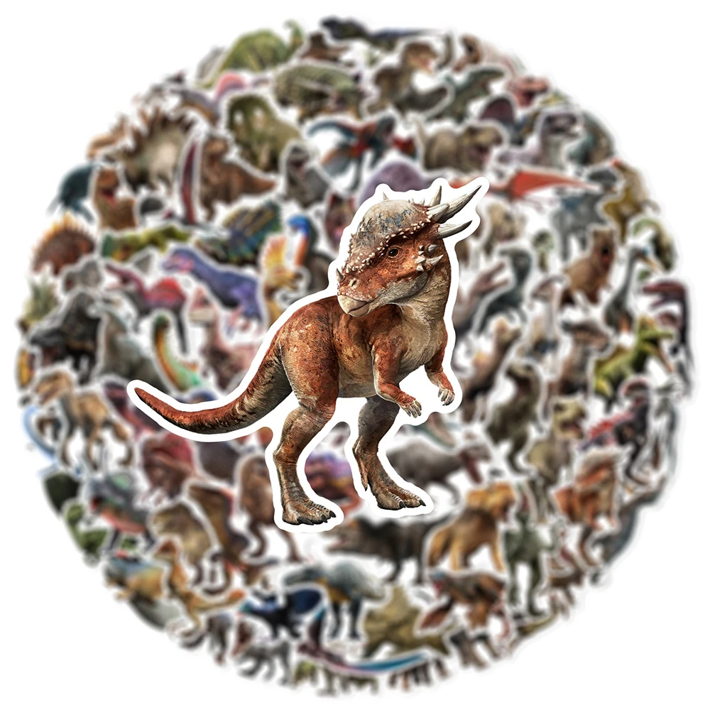 10/30/50/100pcs Ancient Animal Dinosaur Stickers Cool Cartoon Graffiti Decals Notebook Bike Laptop Phone Sticker Decoration Toy