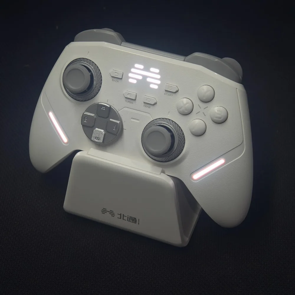 

PC controls BEITONG KP40 Wireless Gamepad - Adjustable Hall Joysticks & Triggers, 1000Hz Bluetooth Controller for Switch,Android