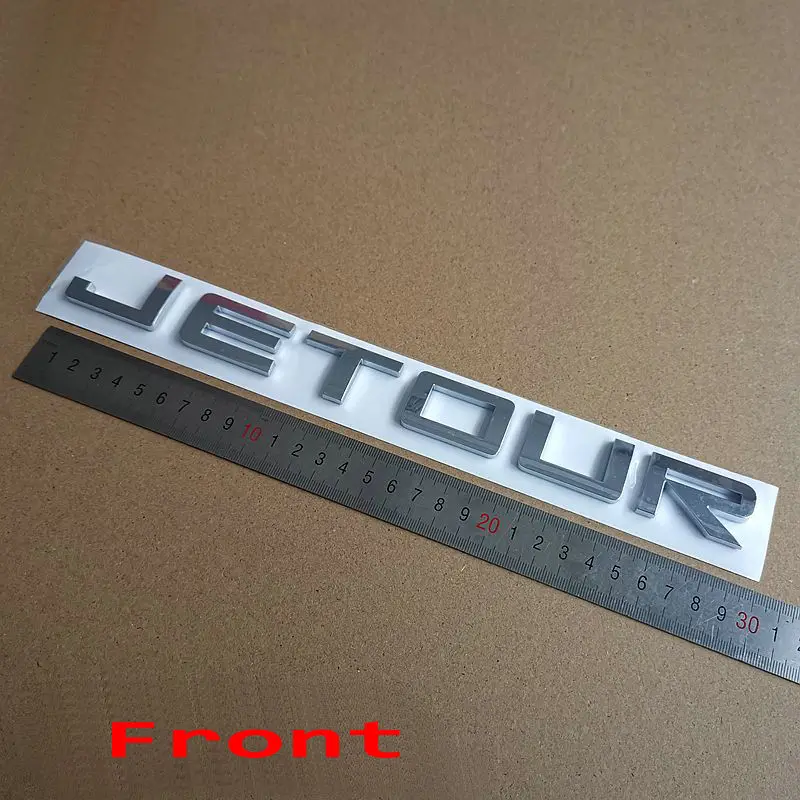 For JETOUR X90 Trunk label Rear endmark Letter label Displacement indicator Logo Sticker Emblem Accessories