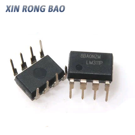 10PCS LM311P DIP8 LM311 DIP 311P DIP-8 DIFFERENTIAL COMPARATORS WITH STROBES new and original IC