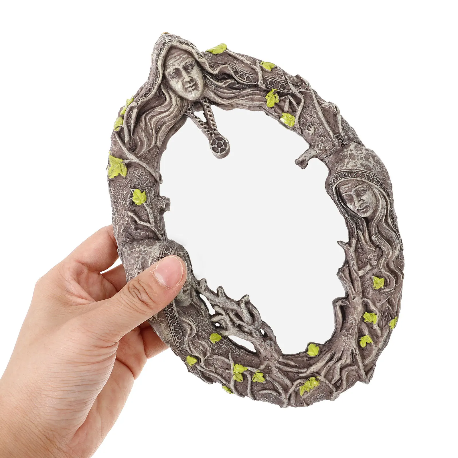 

Dressing Mirror Decorative for Desk Compact Makeup Women Dresser Table Tool Clear