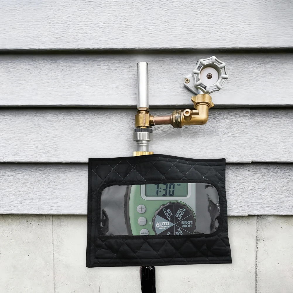 Hose Watering Timer Cover Hose Faucet Timer Protector With Clear Front Window  Winter Freeze Protection