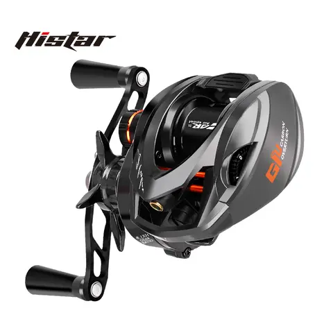 HISTAR Giu 99 카본 BFS NMB SIC BB 3D 다이내믹 서스펜션 마그네틱 브레이크, 8.1:1 비율, 4kg 드래그 파워, 베이트 캐스팅 낚시 릴