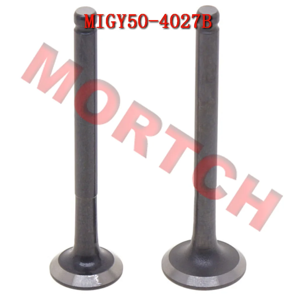 GY6 50cc 60cc 80cc 100cc 69mm INTAKE Inlet EXHAUST Valves Set Chinese 1P39QMB 1P39QMA Cylindr Head for Baotian Jonway scooter