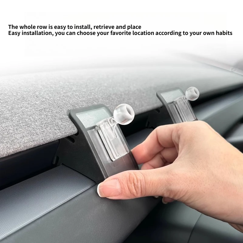 17mm Bracket Base for Tesla Model 3 Highland Model Y Juniper 2025 2026 Soft Adhesive Flexible Movable 360 Degree Rotation
