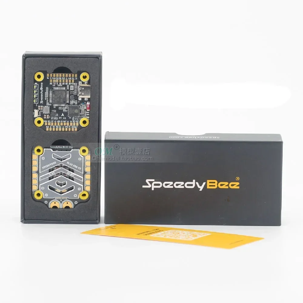 RunCam SpeedyBee F7 V3 BL32 50A 30x30 Stack FC ESC iNAV Betaflight Emuflight Wireless Firmware Flasher Black Data Analyze