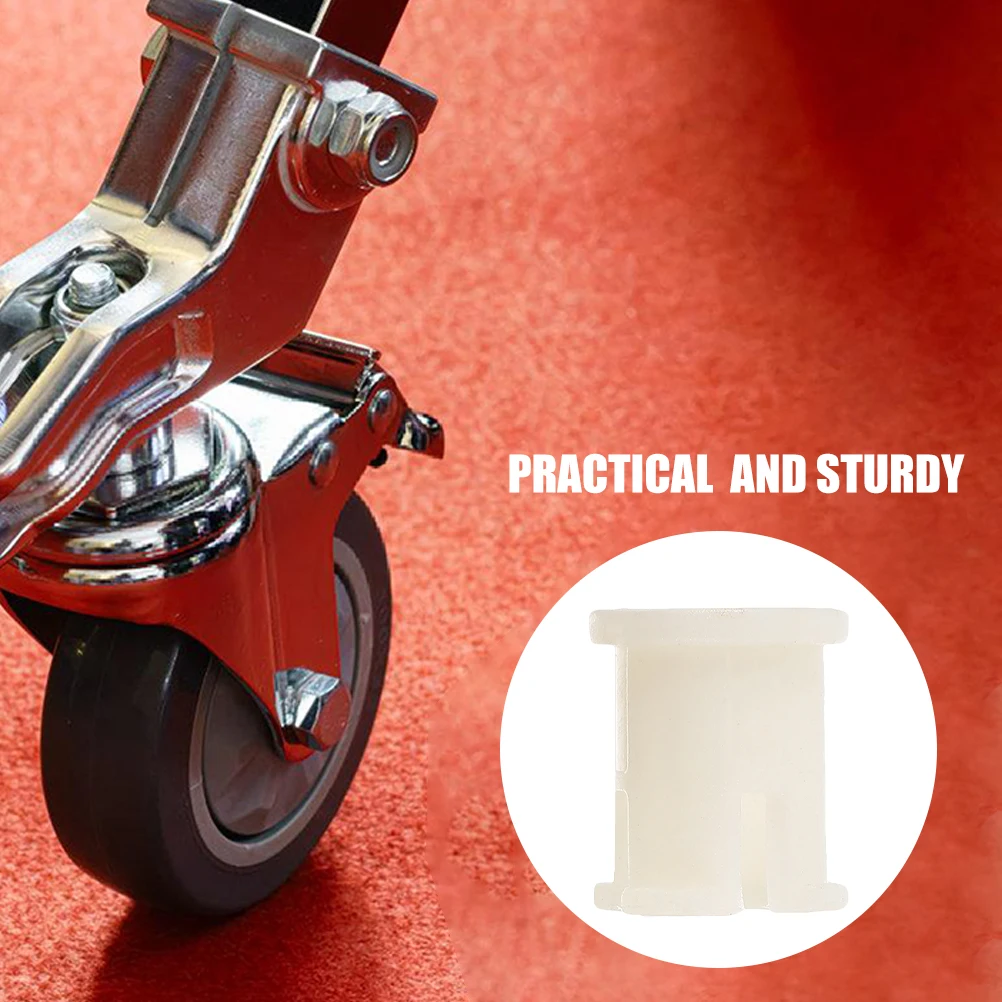 

10 Pcs Caster Rubber Cap Sleeve Inserts Furniture Socket Replacement Swivel Chair Stem Plastic Castor caster socket wheel socket