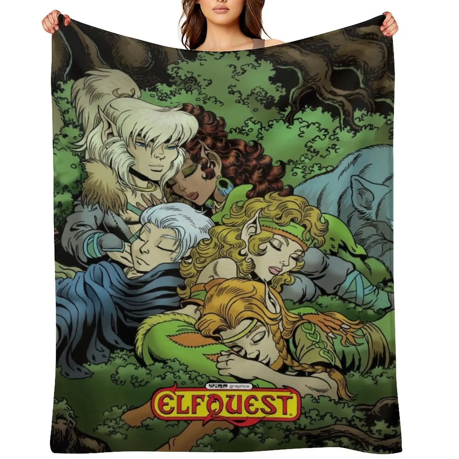 

ElfQuest: True Peace II Throw Blanket warm winter Sofa Warm Quilt Blankets