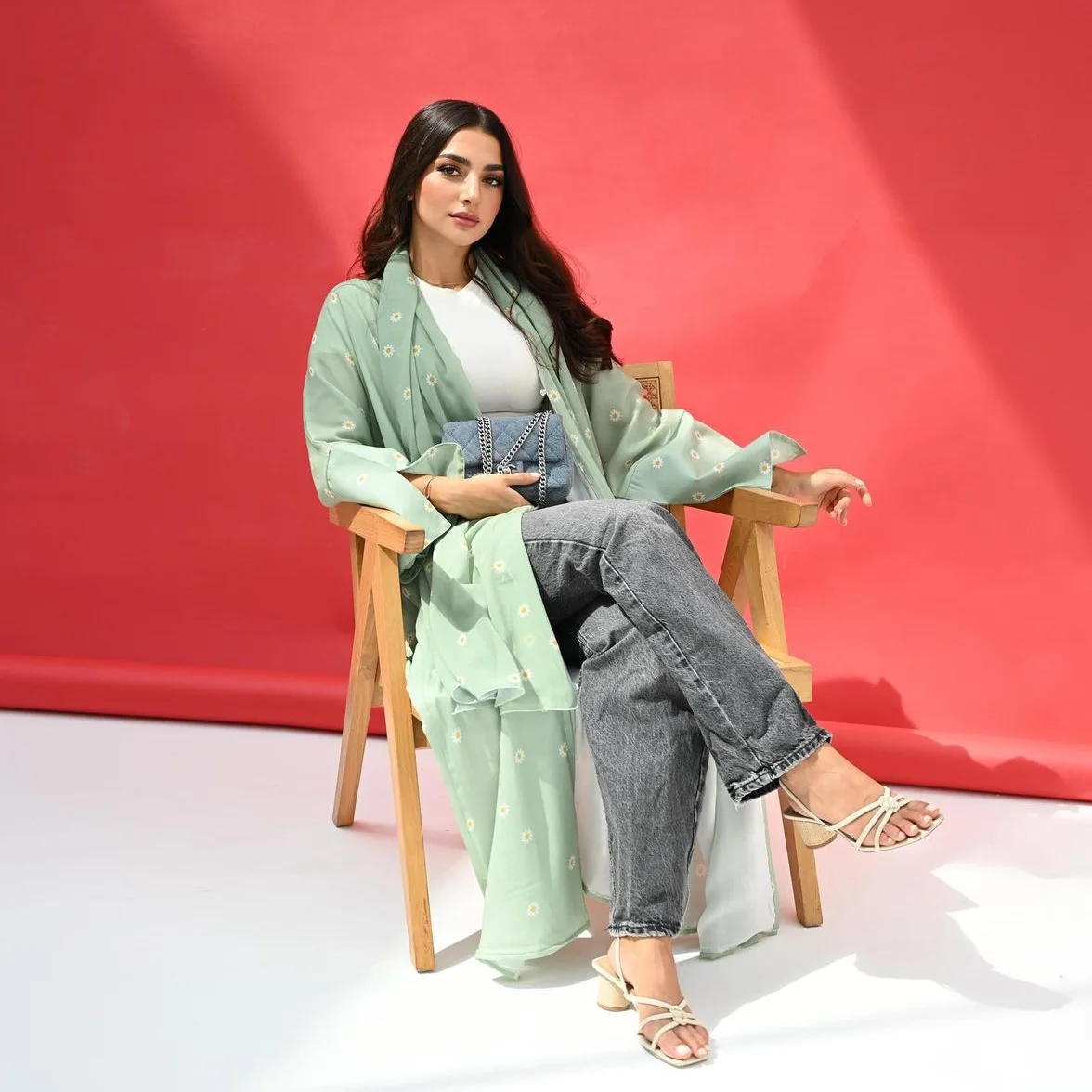 

UNI 2025 Eid Print Open Abaya with Scarf for Women Muslim Long Robe Ramadan Morocco Dubai Abayas Cardigan Kaftan Vestidos Dress