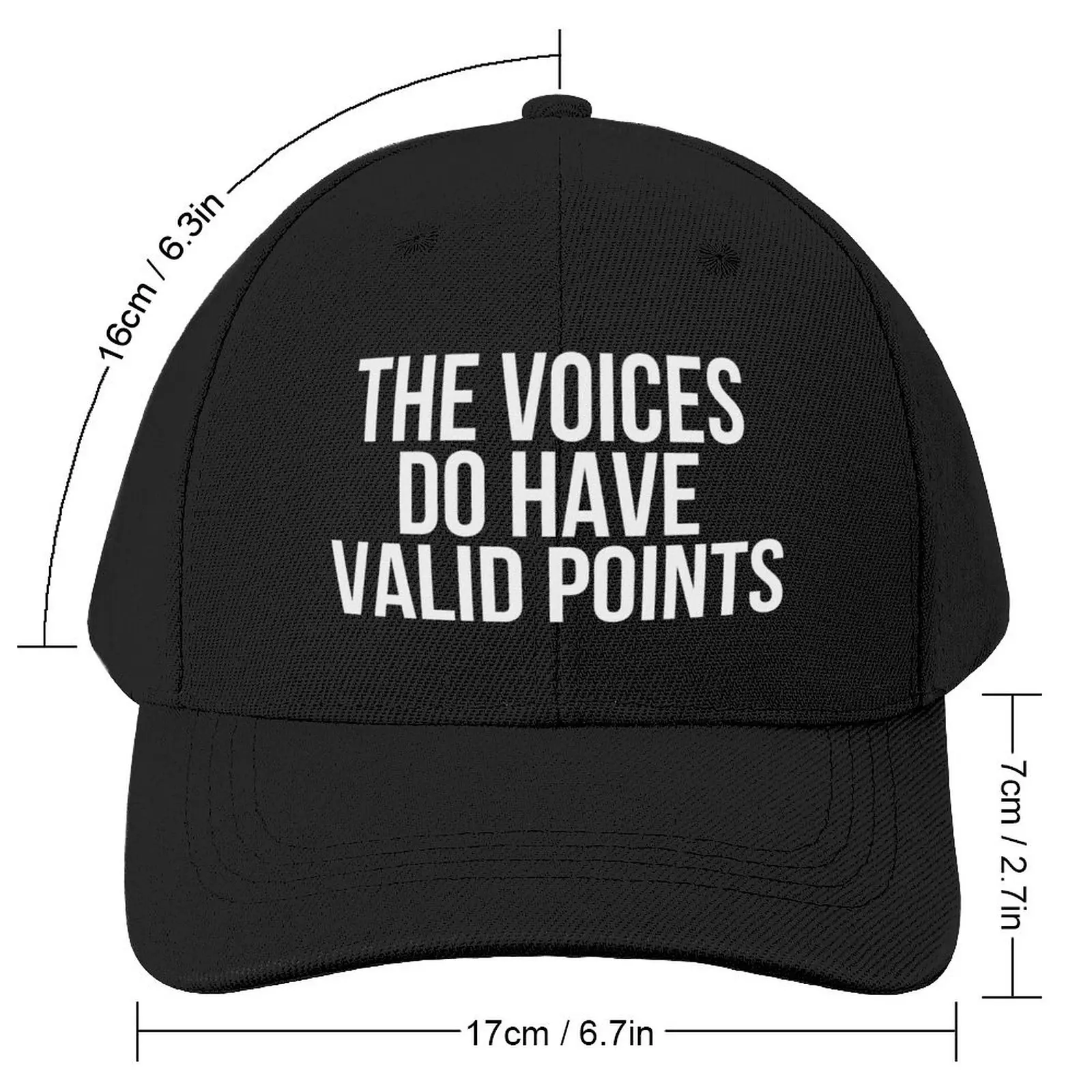 The Voices Do Have Valid Points Baseball Cap |-F-| Luxury Brand Golf Hat Man Hats For Women Men'S