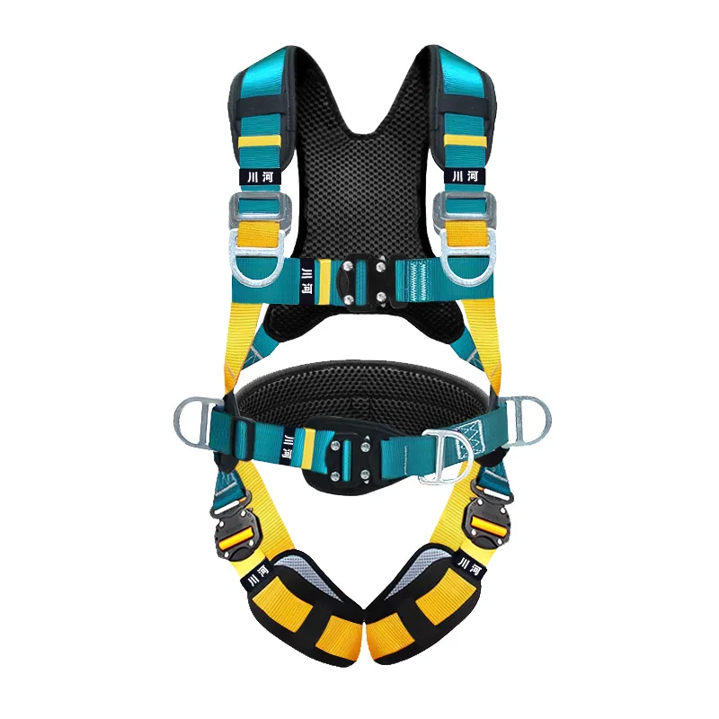 

Сертифицированный CE 5-точечный ремень безопасности, двойные крючки и амортизатор для установки на крыше переменного тока, система защиты от падения на открытом воздухе