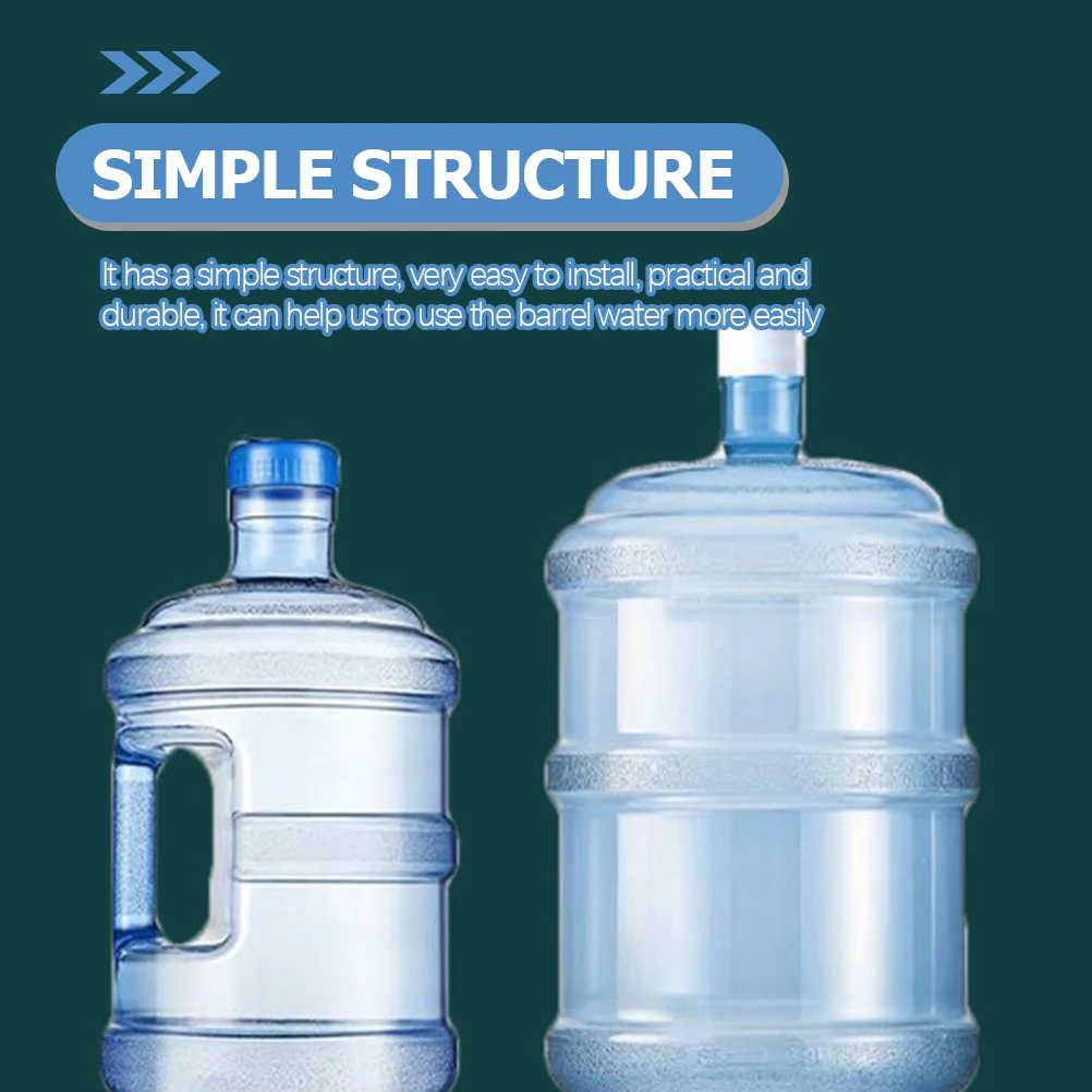 

4 Pcs Drinking Water Bottle Bucket Lid Caps Jugs Kettle Silicone Top Silica Gel Reusable Travel