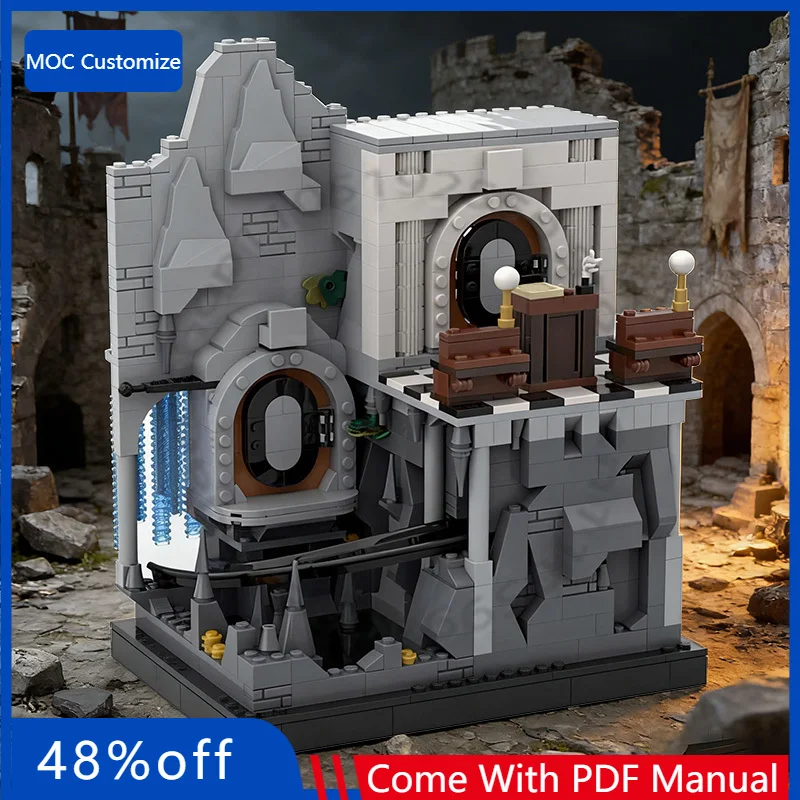 

996 PCS City Street G Bank & Caves MOC Customize Modular Building Block Educational Kids Popular Creative DIY Assembly Toy Gift