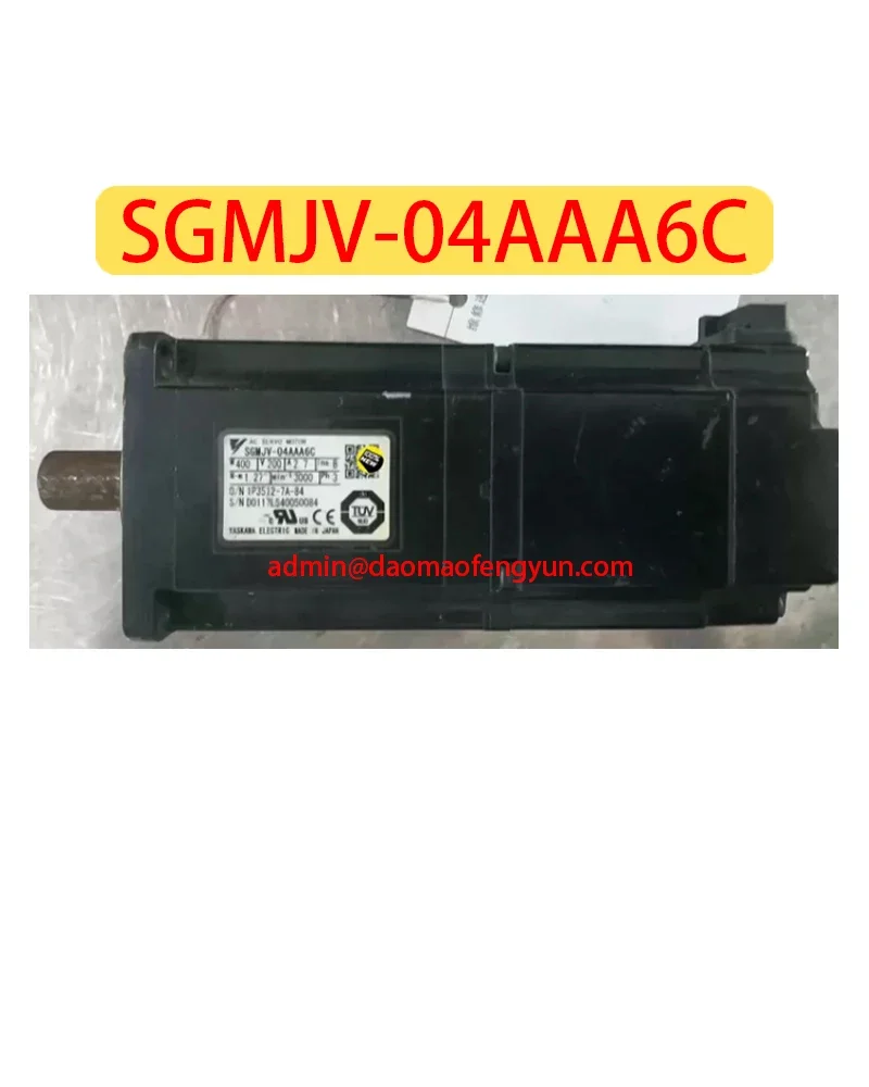

SGMJV-04AAA6C Used Servo Motor SGMJV 04AAA6C，Fast shipping