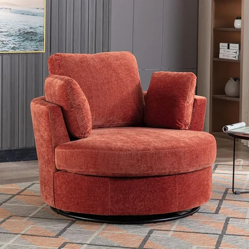 

Design Living Room Chairs Swivel Washable Comfort Portable Floor Bedroom Chair Adult Accent Lazy Sedie Da Soggiorno Furniture