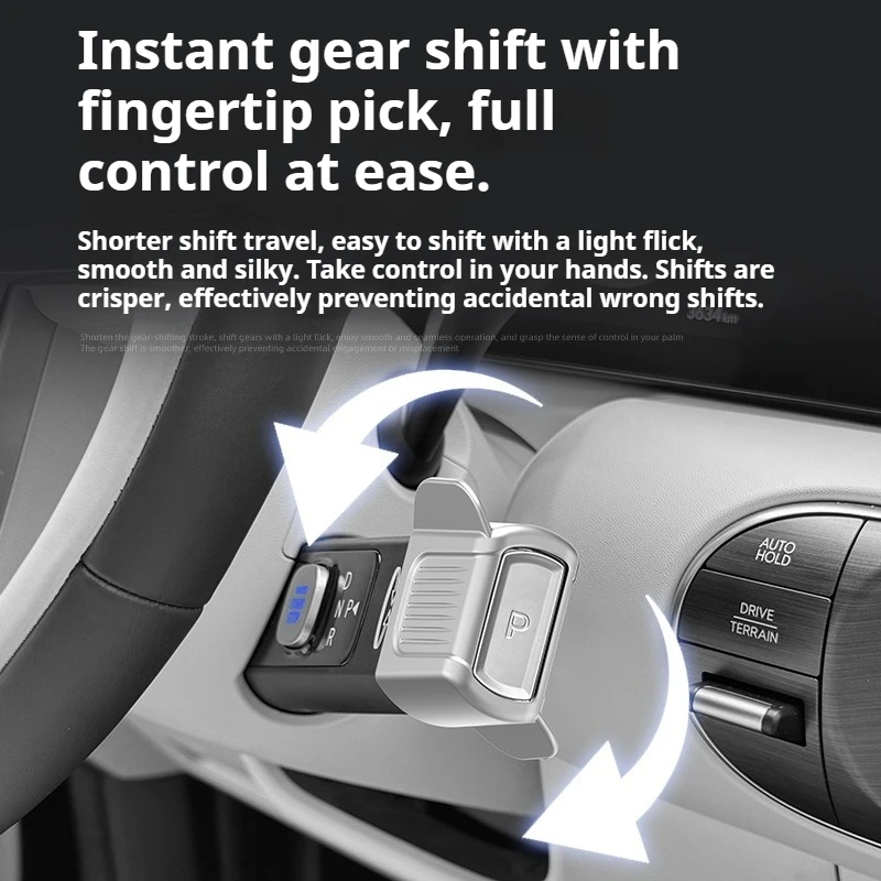 Steering Column Shift Paddle Cover for Hyundai Palisade 2026 Wear Resistant Decor Protector Knob Cover Auto Interior Accessories