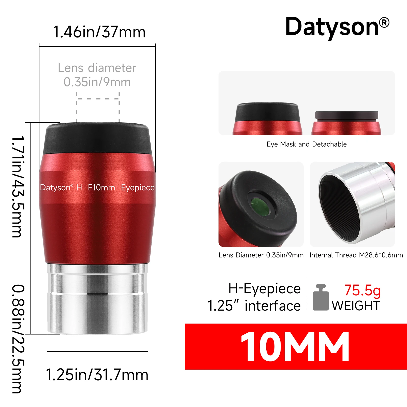 Datyson Chixiao 10mm 1.25